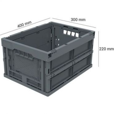 Walther faltbox - Kierrätetty kokoontaitettava astia - 20 l