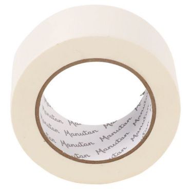 Manutan Expert - Maalarinteippi 50 mm x 50 m beige – Paperi 0,13 mm paksuus