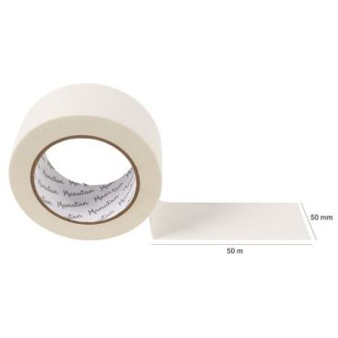 Manutan Expert - Maalarinteippi 50 mm x 50 m beige – Paperi 0,13 mm paksuus
