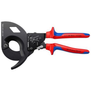 Knipex - Kaapelileikkuri räikällä - 280 mm - Leikkaa 52 mm kaapeleita