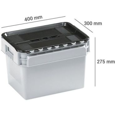 Curtec - Muovilaatikko taitekansi 20 l
