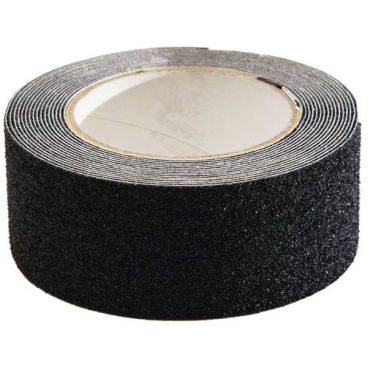 3M - Liukumaton teippi 25 mm x 20 m - Karkea musta - Teollisuuskäyttöön - Kestävä ja turvallinen