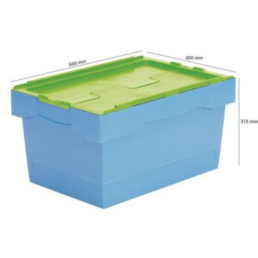Utz - Kuljetuslaatikko värill 600 mm 55 l vihreä