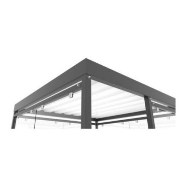 R and R - Sääsuoja RP4 - 10 henkilöä - 419,5 x 251 x 216,5 cm - Antrasiitti