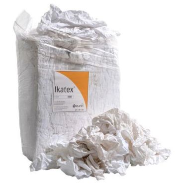 Ikatex - Konepyyhe Valkoinen Lakana 10 kg paali - Puuvilla - Normaali imukapasiteetti