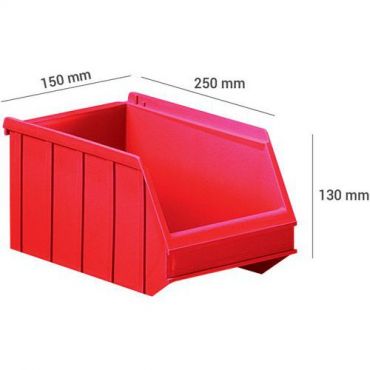 Hollarts - Pinottavat keräilyastiat punainen tilavuus:4 l kokonaispituus: 250 mm