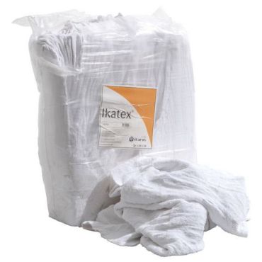 Ikatex - Konepyyhe Valkoinen Frotee Premium - 8 kg paali - Erittäin imukykyinen ja kestävä