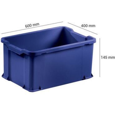 Schoeller allibert - Kuljetuslaatikko sininen 24 l
