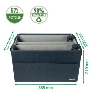 Leitz - Office-in-a-bag säilytyslaukku kankaasta small