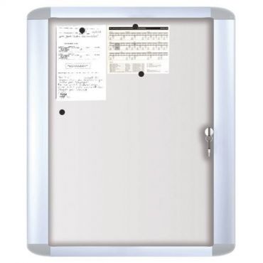 Bi-office - Ilmoitustaulukaappi mastervision aluminii 6 a4