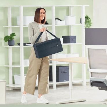 Leitz - Office-in-a-bag säilytyslaukku kankaasta kannella large