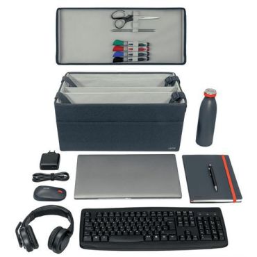 Leitz - Office-in-a-bag säilytyslaukku kankaasta kannella large