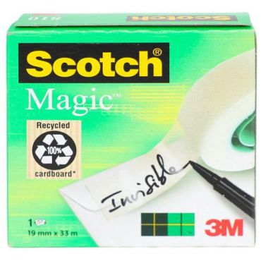 Scotch - Magic 810 teippi - 33 m x 19 mm - Läpinäkyvä voimakas tartunta