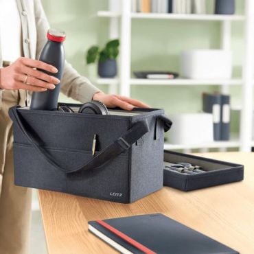 Leitz - Office-in-a-bag säilytyslaukku kankaasta kannella small