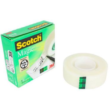 Scotch - Magic 810 teippi - 33 m x 19 mm - Läpinäkyvä voimakas tartunta