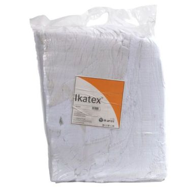 Ikatex - Konepyyhe Valkoinen Frotee Premium - 8 kg paali - Erittäin imukykyinen ja kestävä