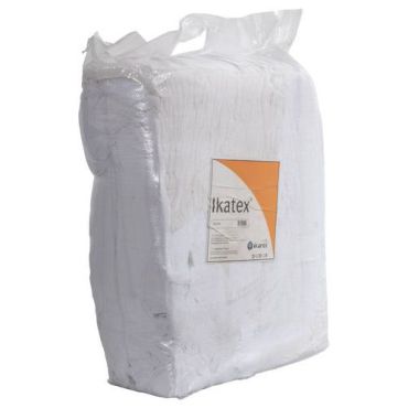 Ikatex - Konepyyhe Valkoinen Frotee Premium - 8 kg paali - Erittäin imukykyinen ja kestävä