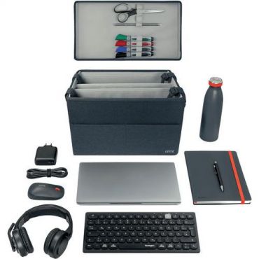Leitz - Office-in-a-bag säilytyslaukku kankaasta kannella small