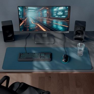 Leitz - Kirjoitusalusta gaming xl 40x100 cm tummanharmaa