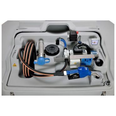 Cemo - AdBlue-säiliö Cube Basic 5000 L pumpulla ulkokäyttöön - Harmaa/Sininen - 5000 L