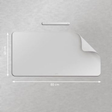 Leitz - Kirjoitusalusta 40x80 cm vaaleanharmaa - EVA-vaahto 2 mm paksu
