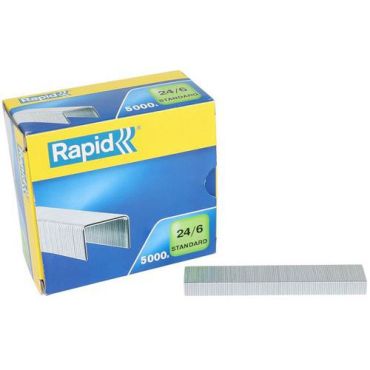 Rapid - Niitit 24/6 - 5000 kpl - Toimistotarvikkeet