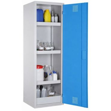 LaCont - Kemikaalikaappi CHS 600 - 600x1935x570mm - 4 lokeroa - Teräs - Myrkyllisille aineille