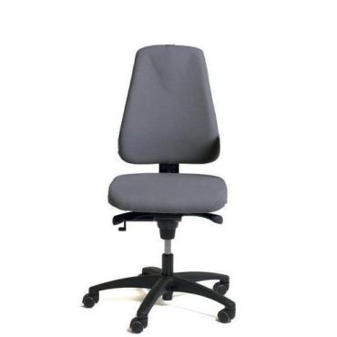 Lanab - Toimistotuoli Happy - Harmaa/Musta - Ergonominen 8h istuma-aika 110kg kantavuus