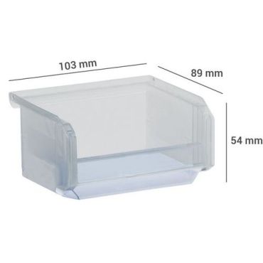Novap - Moduulilaatikko montana 0,3 l läpinäkyvä
