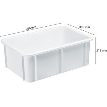 Gilac - Muovilaatikko pinottava suorakaide 35 l