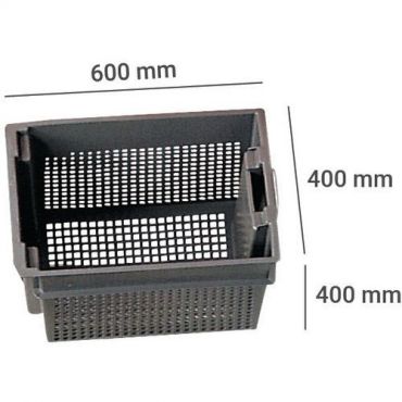 Schoeller allibert - Muovilaatikko meno/paluu 600mm 70 l perforoitu
