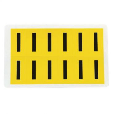 Kirjain/luku itsekiinnittyvä i 21x38 mm 12 kpl - Witre