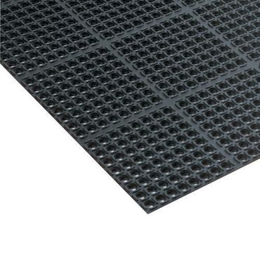 Notrax - Työpistematto ritilä 102 cm - Nitriilikumi - Keskipainoinen käyttö - Musta