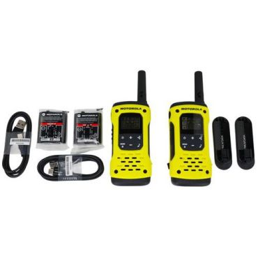 Motorola - TLKR T92 radiopuhelin laukulla - 10 km kantama IP67 16h puheaika