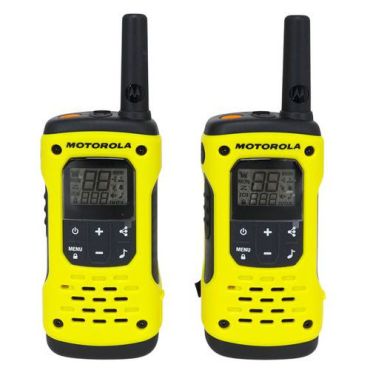 Motorola - TLKR T92 radiopuhelin laukulla - 10 km kantama IP67 16h puheaika