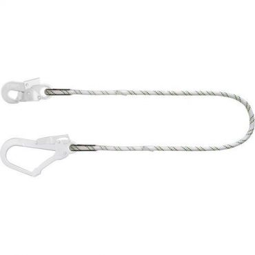 Kratos safety - 1,5 m yksittäinen köysi telinekarabiinilla - kratos safety