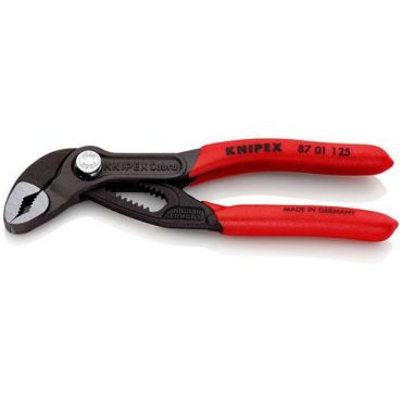 Knipex - Polygrip pihdit Cobra 125mm - PVC-pinnoite - Kapasiteetti 27mm