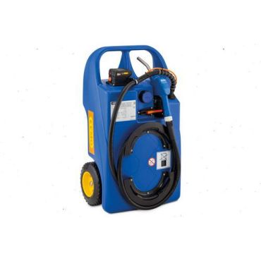 Cemo - AdBlue-vaunu 60 l akkupumpulla - 13,2 V - Sininen - HDPE