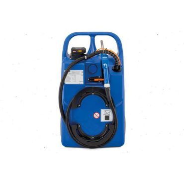 Cemo - AdBlue-vaunu 60 l akkupumpulla - 13,2 V - Sininen - HDPE