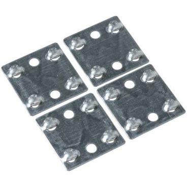 Manutan expert - 4 liitoslevyn sarja rapid 2 -pystytuelle – galvanoitu
