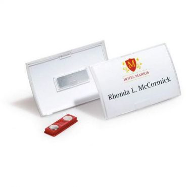 Durable - Nimikilpi click fold magneett 54 x 90 mm 10 kpl