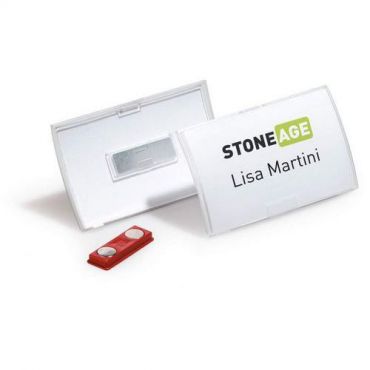 Durable - Nimikilpi click fold magneett 54 x 90 mm 10 kpl