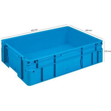 Utz - Muovilaatikko eu sininen 600 mm 52 l
