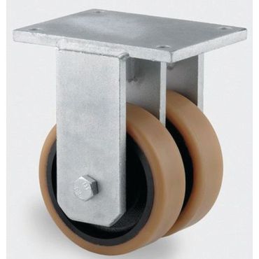 Tente - Kiinteät valurautaiset pyörät pyörän halkaisija 250 mm