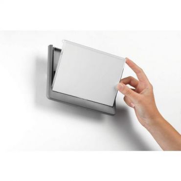 Durable - Ovi- ja seinäkilpi Click Sign A5 (148 x 210 mm) - Harmaa - Kierrätettävä ja kestävä
