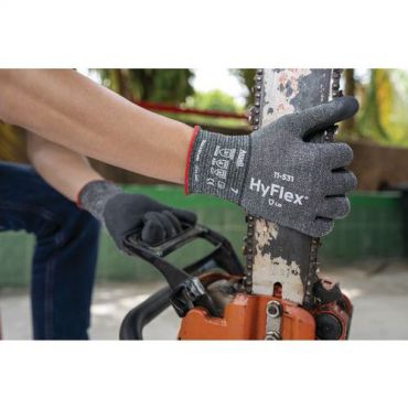 Ansell - Käsine hyflex 11-531 koko 8 harmaa