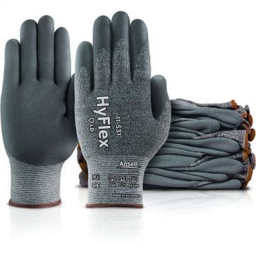 Ansell - Käsine hyflex 11-531 koko 8 harmaa