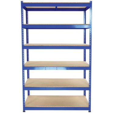 Manutan Expert - Rapid 1 varastohylly - 2440x1525x915 mm - 6 sinistä hyllytasoa - 500 kg/hyllytaso - Helppo asennus