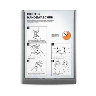 Durable - Ovi- ja seinäkilpi click sign 210 x 297 (a4) - harmaa