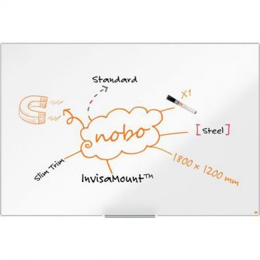 Nobo - Whiteboard impression pro teräs 180x120 cm